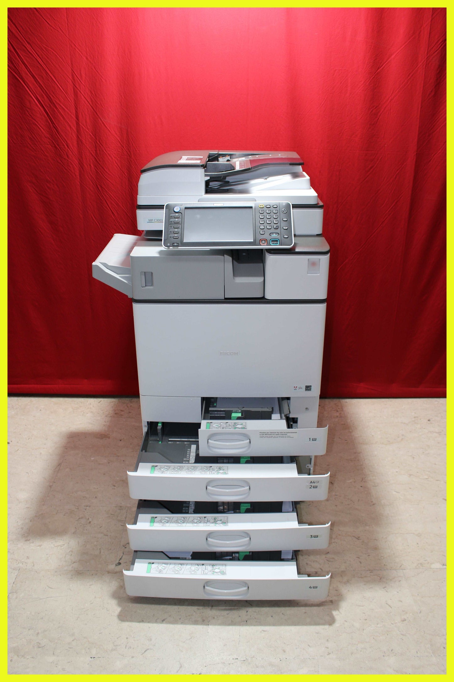 Fotocopiatrice Multifunzione  RICOH MPC3003  B/N: 97646  COLORE: 16670