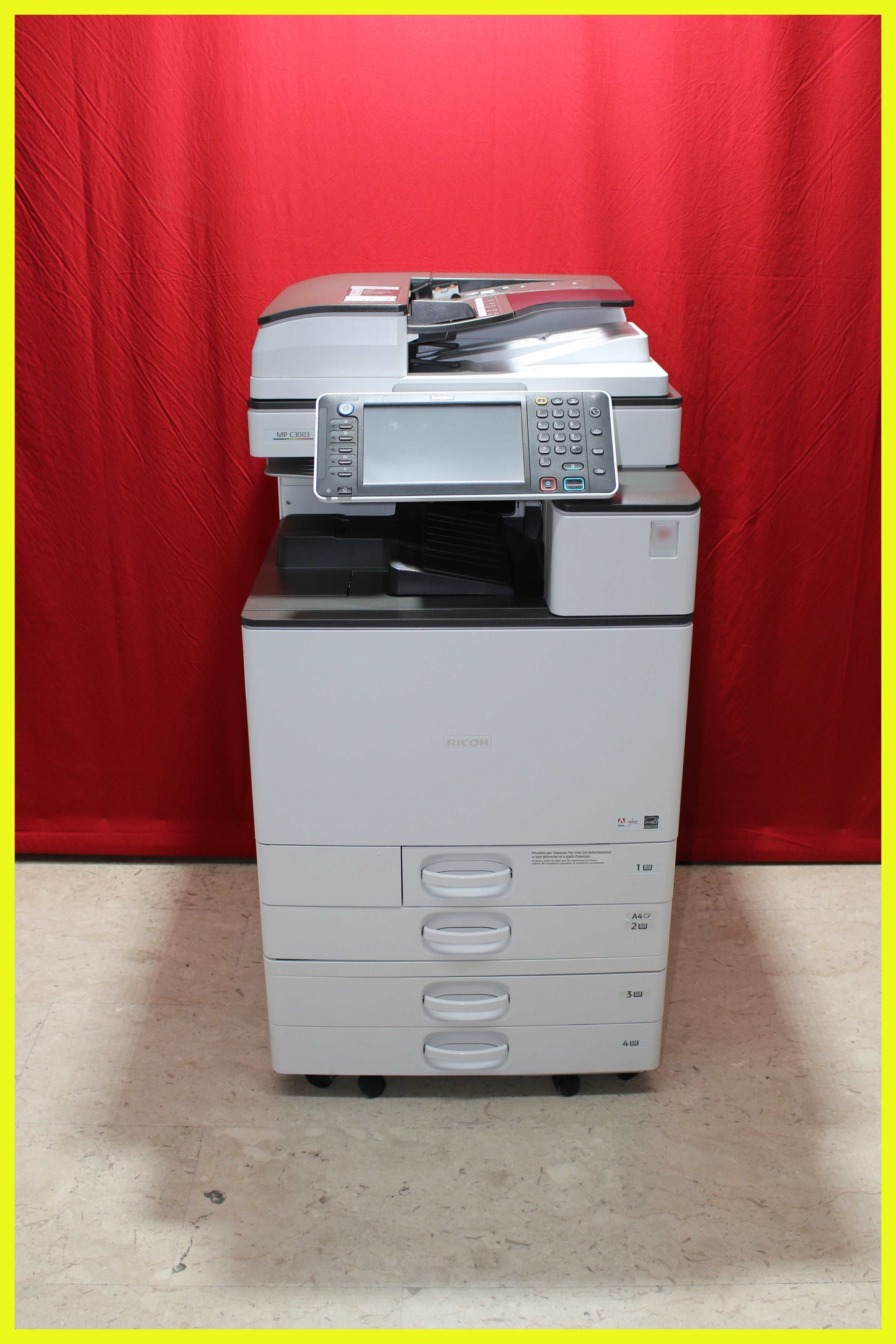 Fotocopiatrice Multifunzione  RICOH MPC3003  B/N: 97646  COLORE: 16670