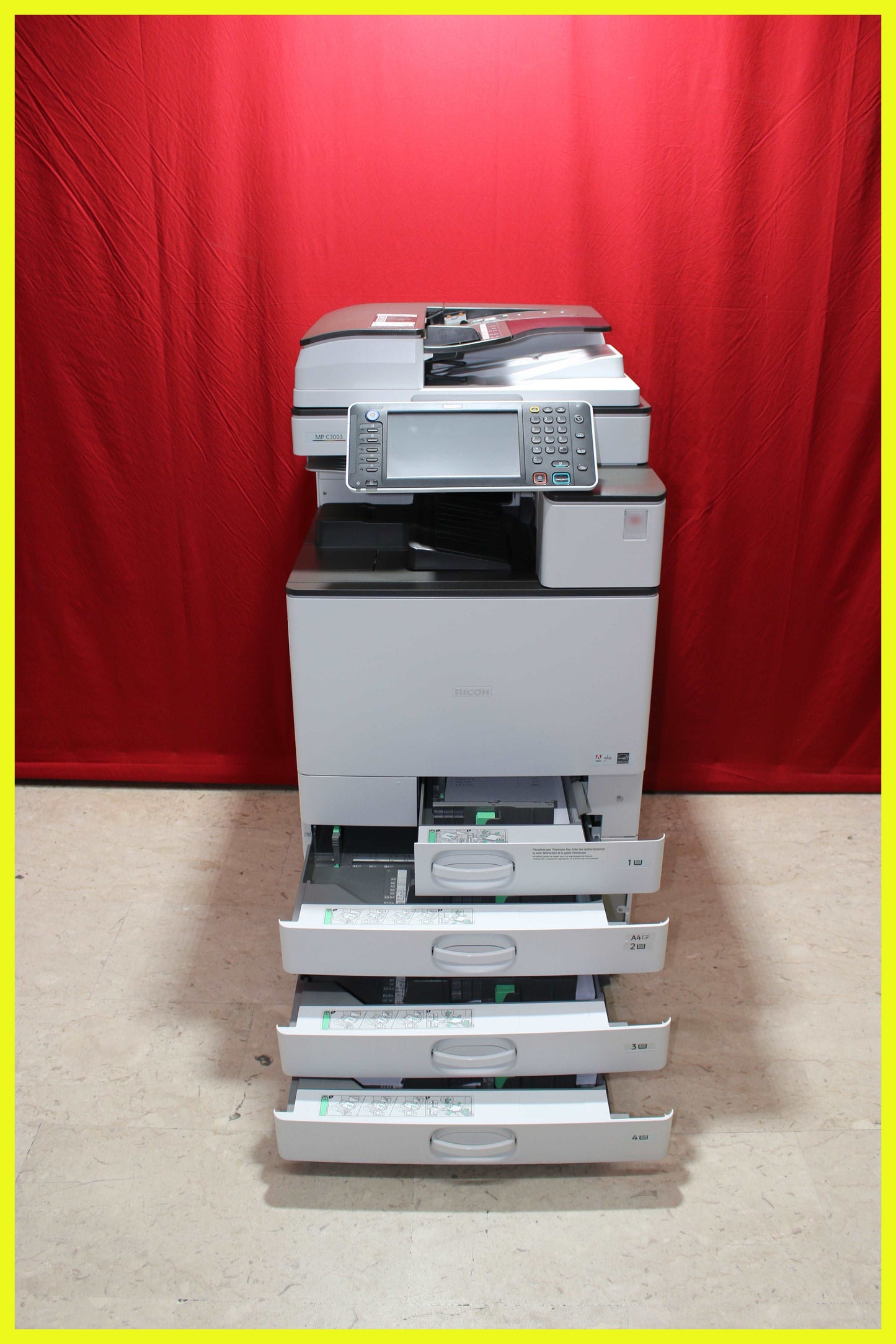 Fotocopiatrice Multifunzione  RICOH MPC3003  B/N: 97646  COLORE: 16670