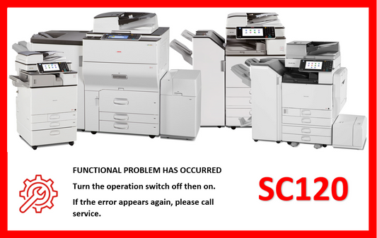 RICOH ERRORE SC120
