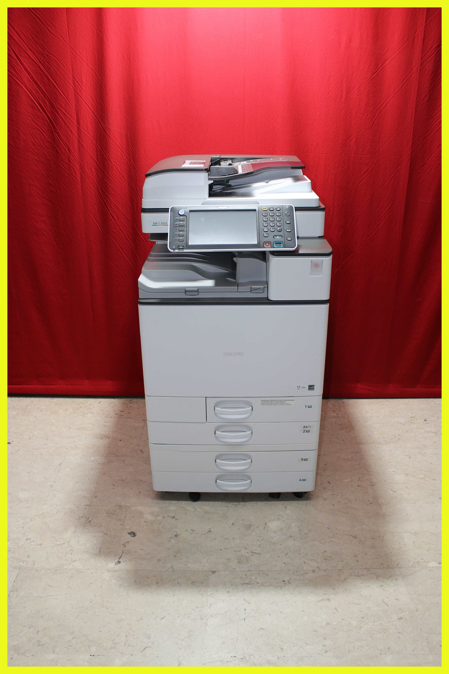 Fotocopiatrice Multifunzione  RICOH MPC3003  B/N: 17739  COLORE: 53019