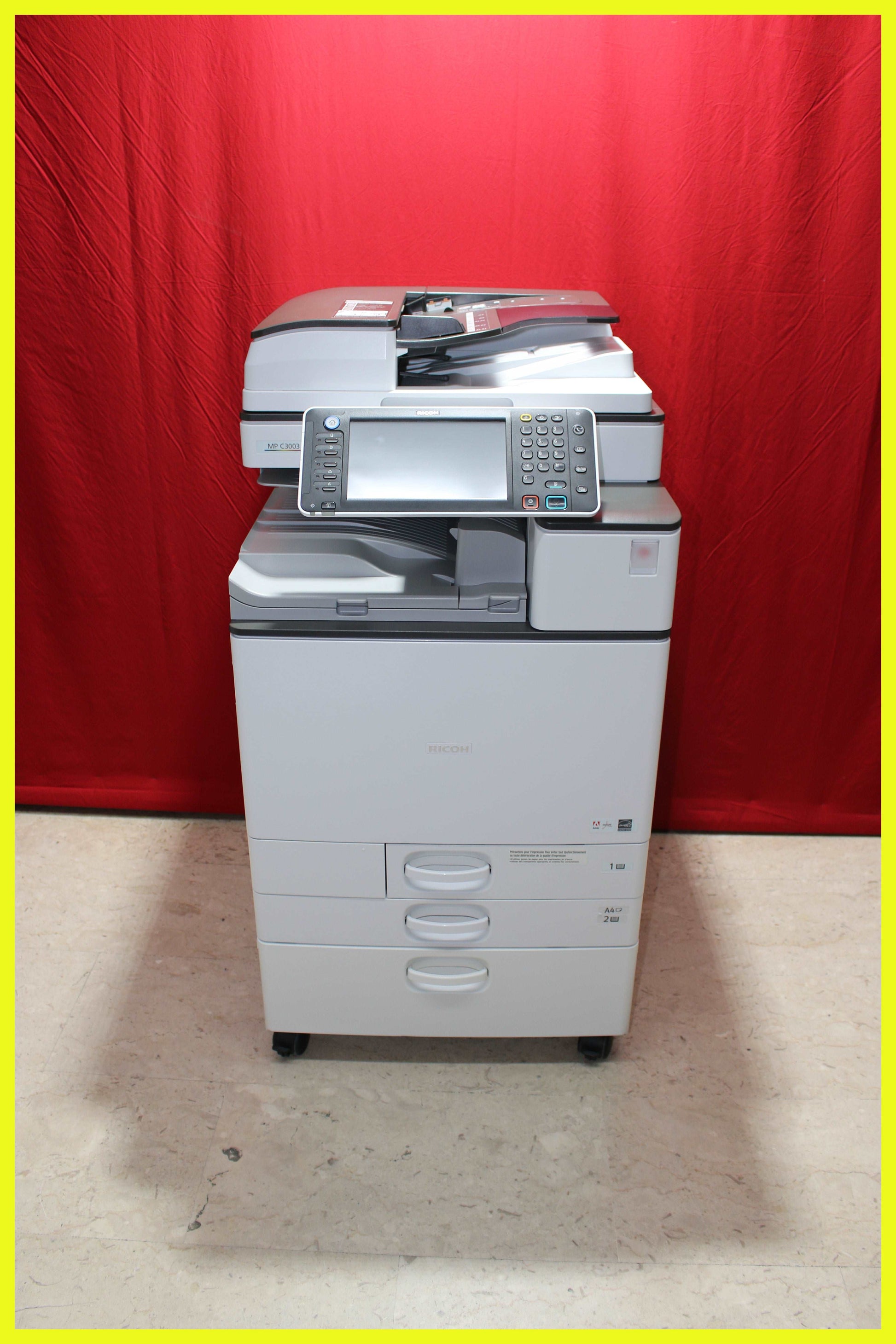 Fotocopiatrice Multifunzione  RICOH MPC3003  B/N: 17739  COLORE: 53019