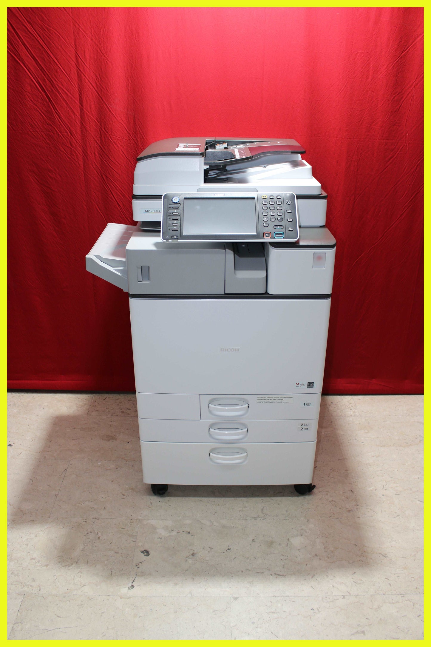 Fotocopiatrice Multifunzione  RICOH MPC3003  B/N: 17739  COLORE: 53019